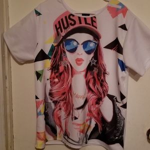 Screen print shirt sold on M